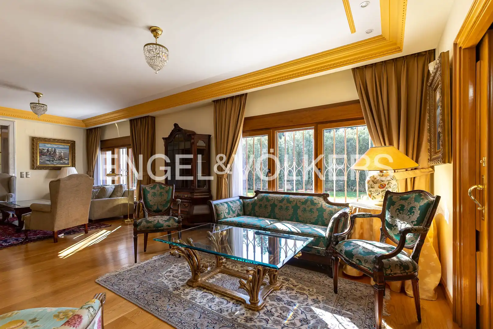 Sala d'estar de Casa o xalet de lloguer en Madrid amb Aire condicionat, Calefacció i Jardí privat