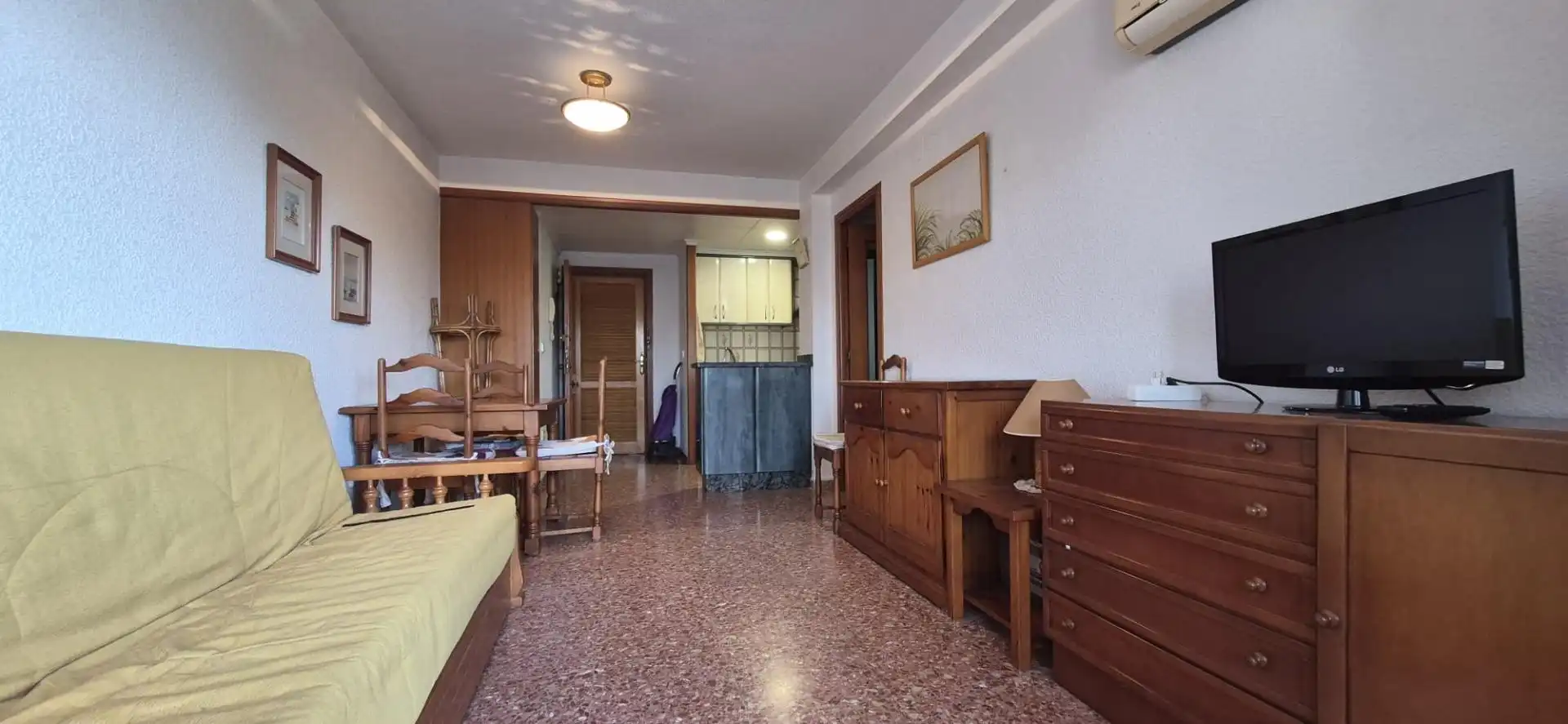 Bedroom of Flat for rent in Cullera  with Air Conditioner, Terrace and Furnished