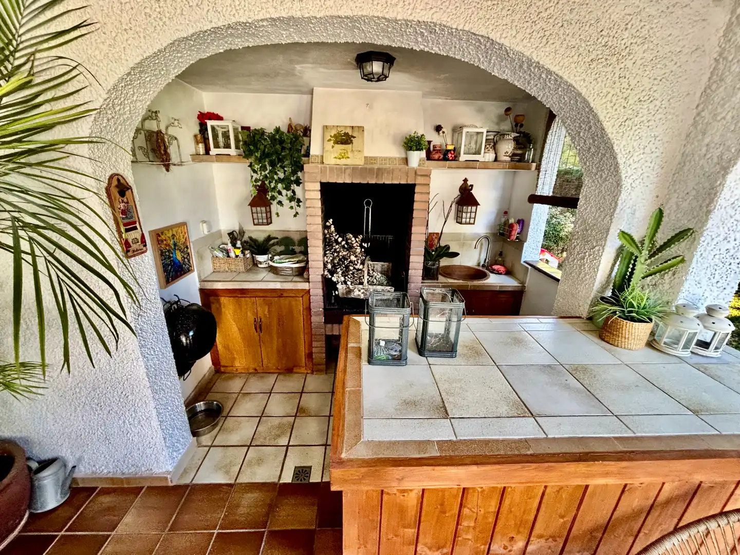 Cuina de Casa o xalet en venda en Mutxamel amb Aire condicionat, Jardí privat i Terrassa