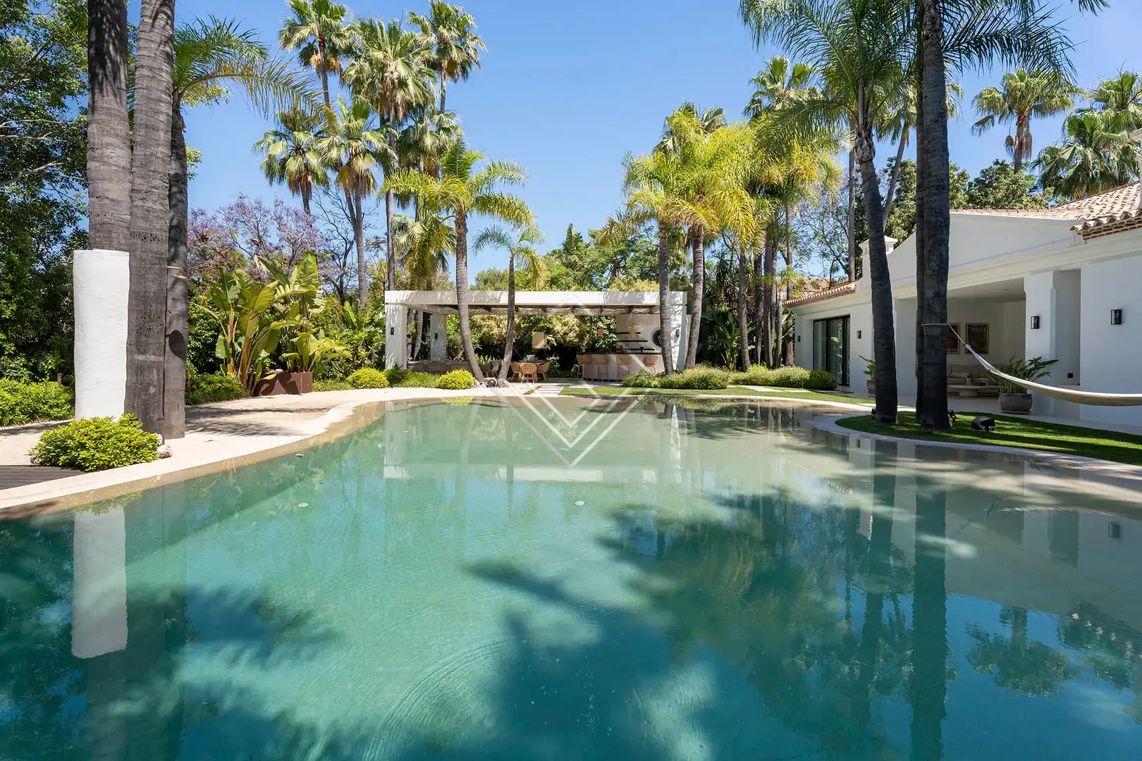 Piscina de Casa o chalet en venta en Marbella con Aire acondicionado, Jardín privado y Terraza