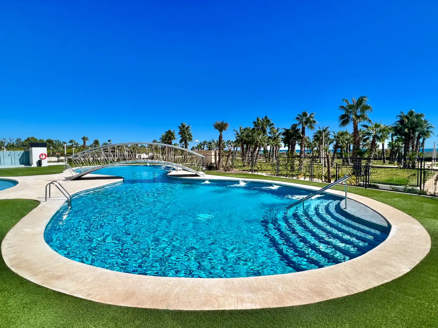 Swimming pool of Apartments for sale in Torre la Sal