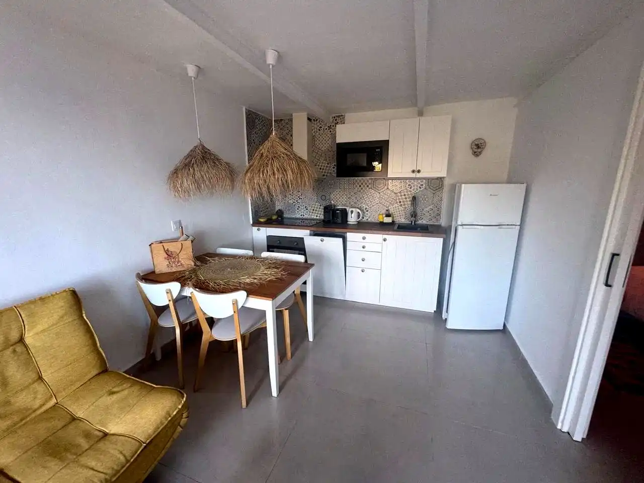 Kitchen of Flat for sale in Los Realejos  with Terrace and Furnished