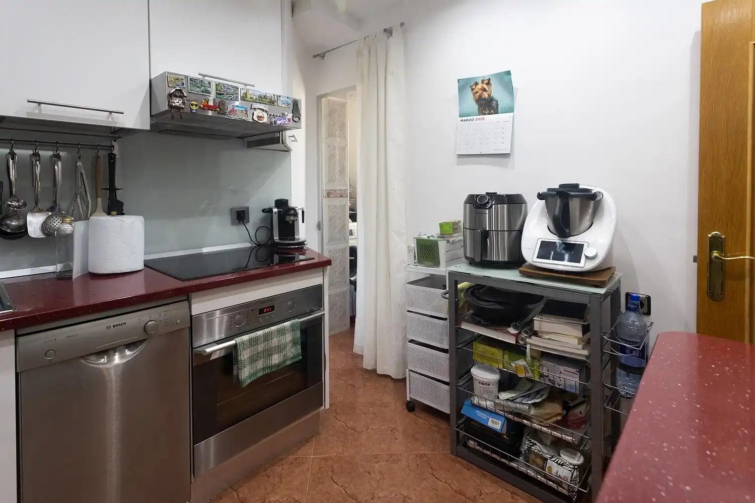 Küche von Wohnung zum Verkauf in Alcalá de Henares mit Klimaanlage, Heizung und Terrasse