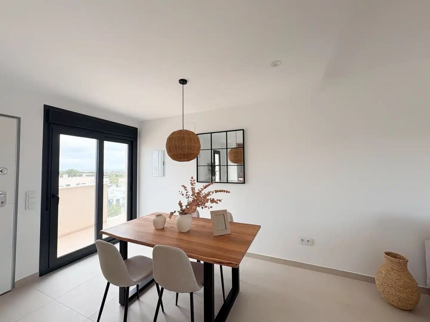 Dining room of Flat for rent in Pilar de la Horadada  with Air Conditioner, Heating and Terrace