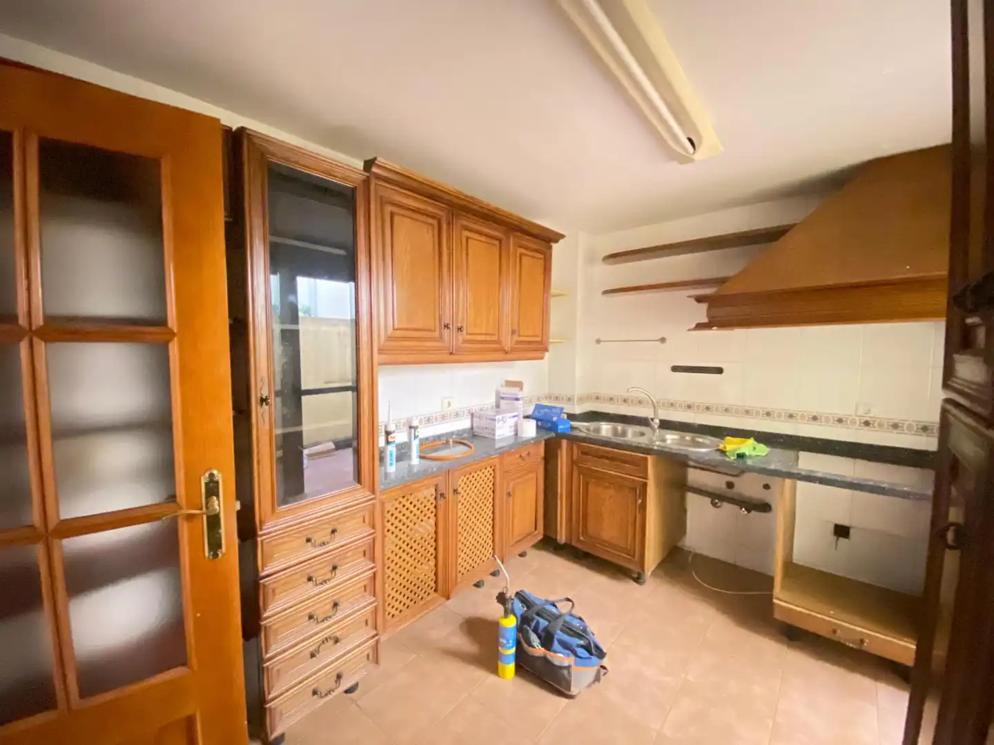 Cocina de Casa adosada de alquiler en Huétor Vega con Aire acondicionado, Calefacción y Terraza