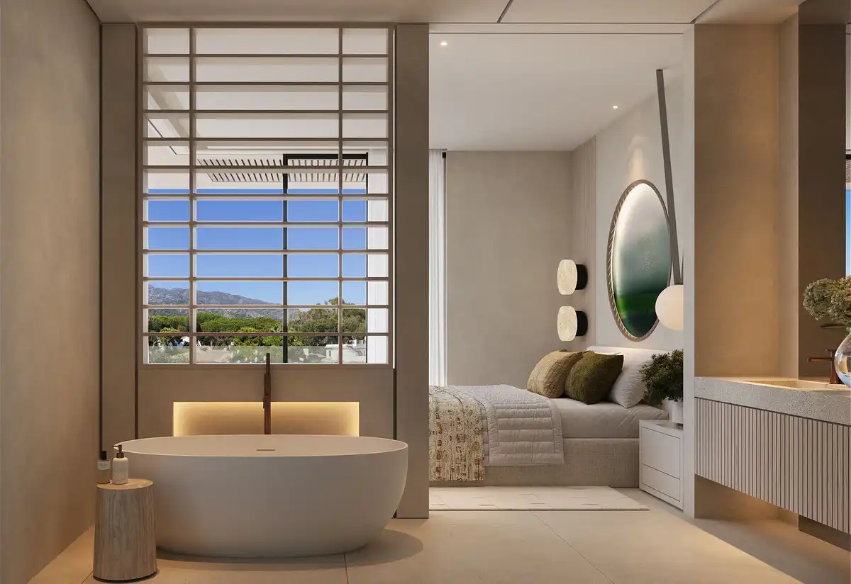 Bedroom of Houses for sale in Marbella  with Air Conditioner, Private garden and Terrace