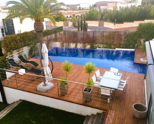 Piscina de Casa o xalet en venda en  Murcia Capital amb Aire condicionat, Jardí privat i Parquet