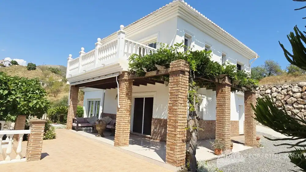 Exterior view of Houses for sale in Cómpeta  with Air Conditioner, Private garden and Swimming Pool