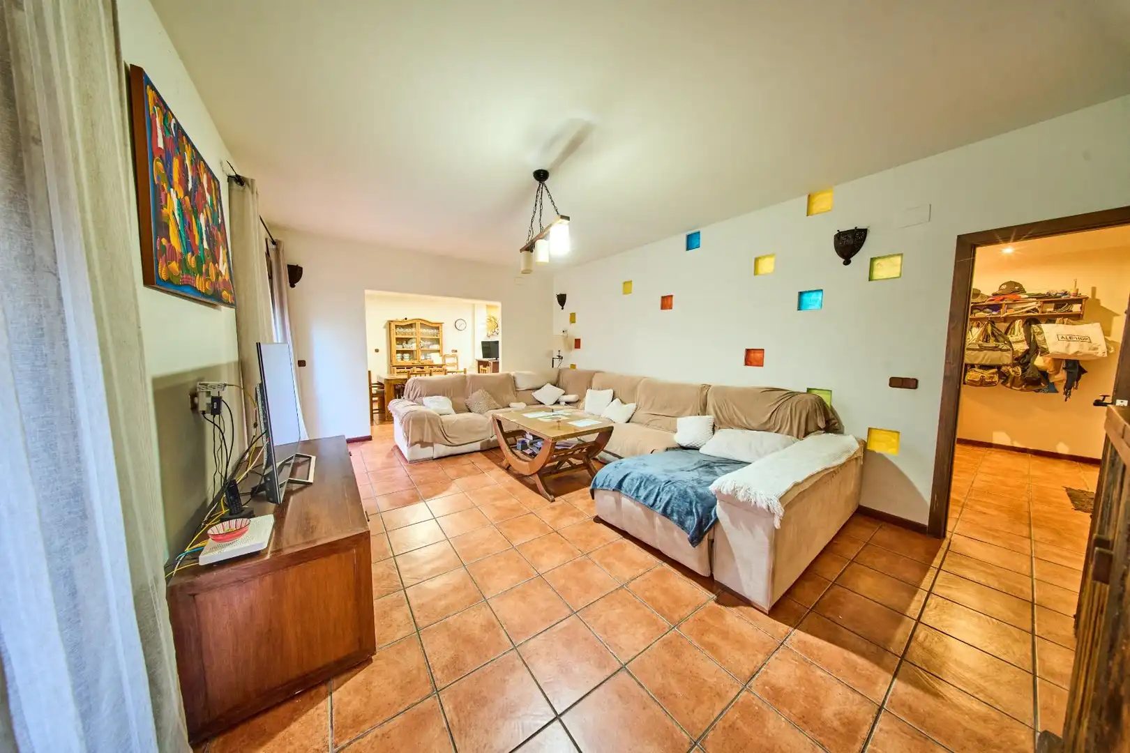 Sala de estar de Casa o chalet en venta en Santa Fe con Aire acondicionado, Calefacción y Piscina