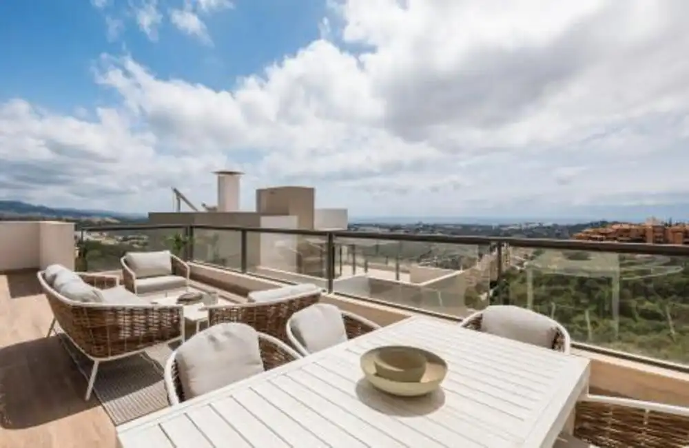 Terrace of Attic for rent in Marbella  with Air Conditioner, Terrace and Swimming Pool
