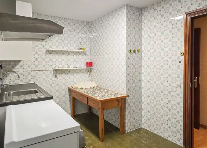 Küche von Wohnung zum Verkauf in San Sebastián de los Reyes mit Klimaanlage, Heizung und Parkett