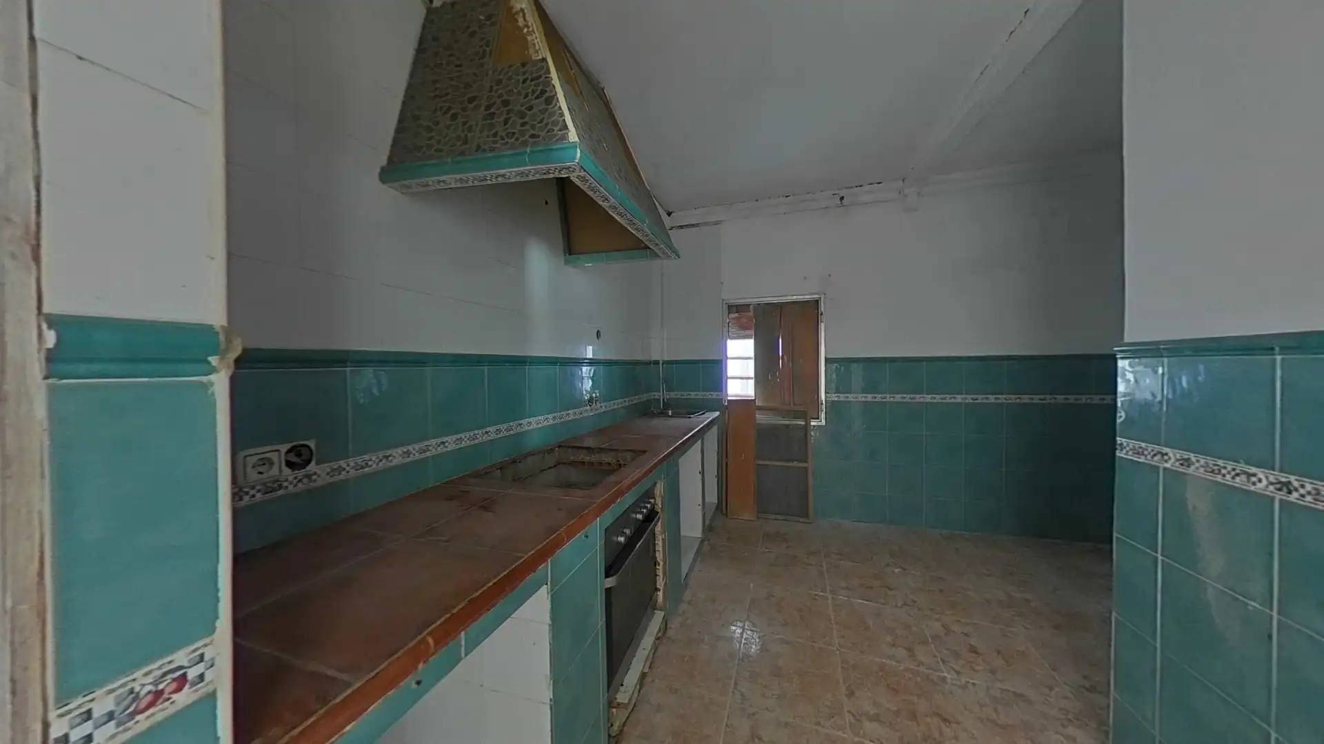 Cocina de Casa adosada en venta en Villanueva del Río y Minas con Jardín privado y Terraza