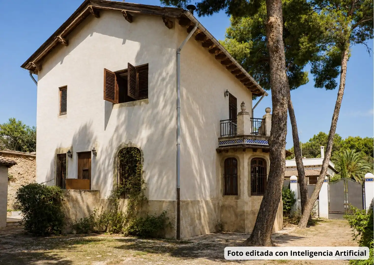 Vista exterior de Casa o xalet en venda en Godella amb Jardí privat, Terrassa i Balcó
