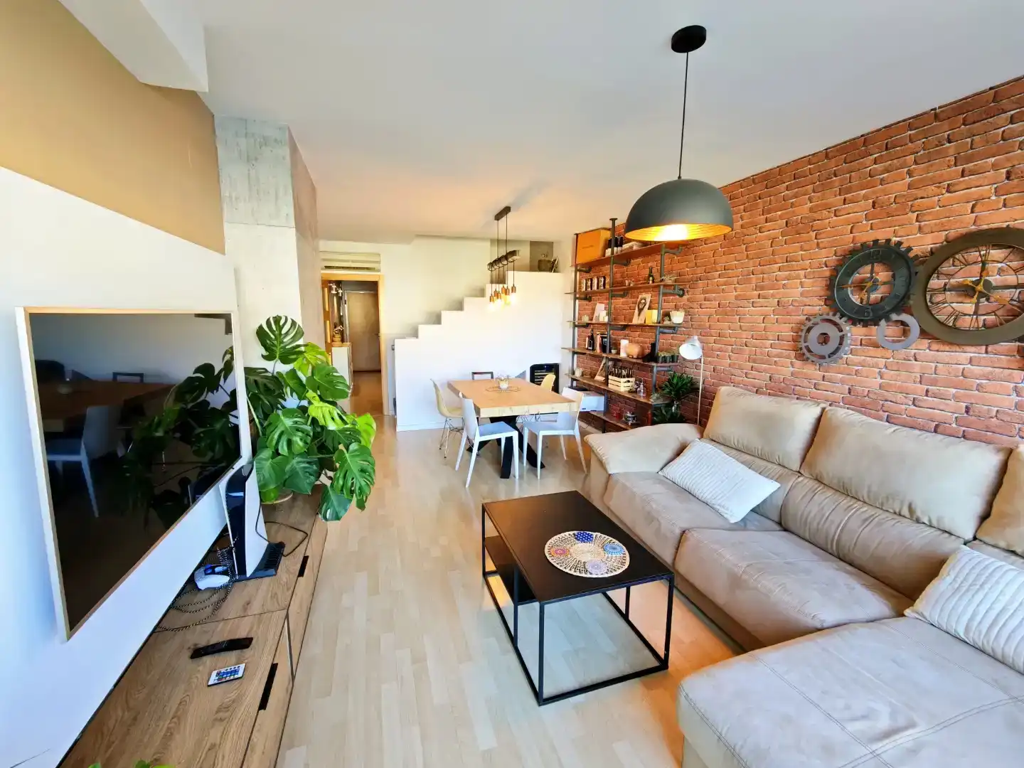 Sala de estar de Dúplex en venta en Roquetas de Mar