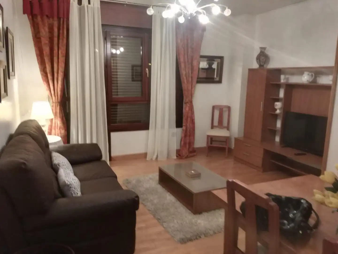 Sala de estar de Apartamento de alquiler en  Logroño con Aire acondicionado, Calefacción y Terraza