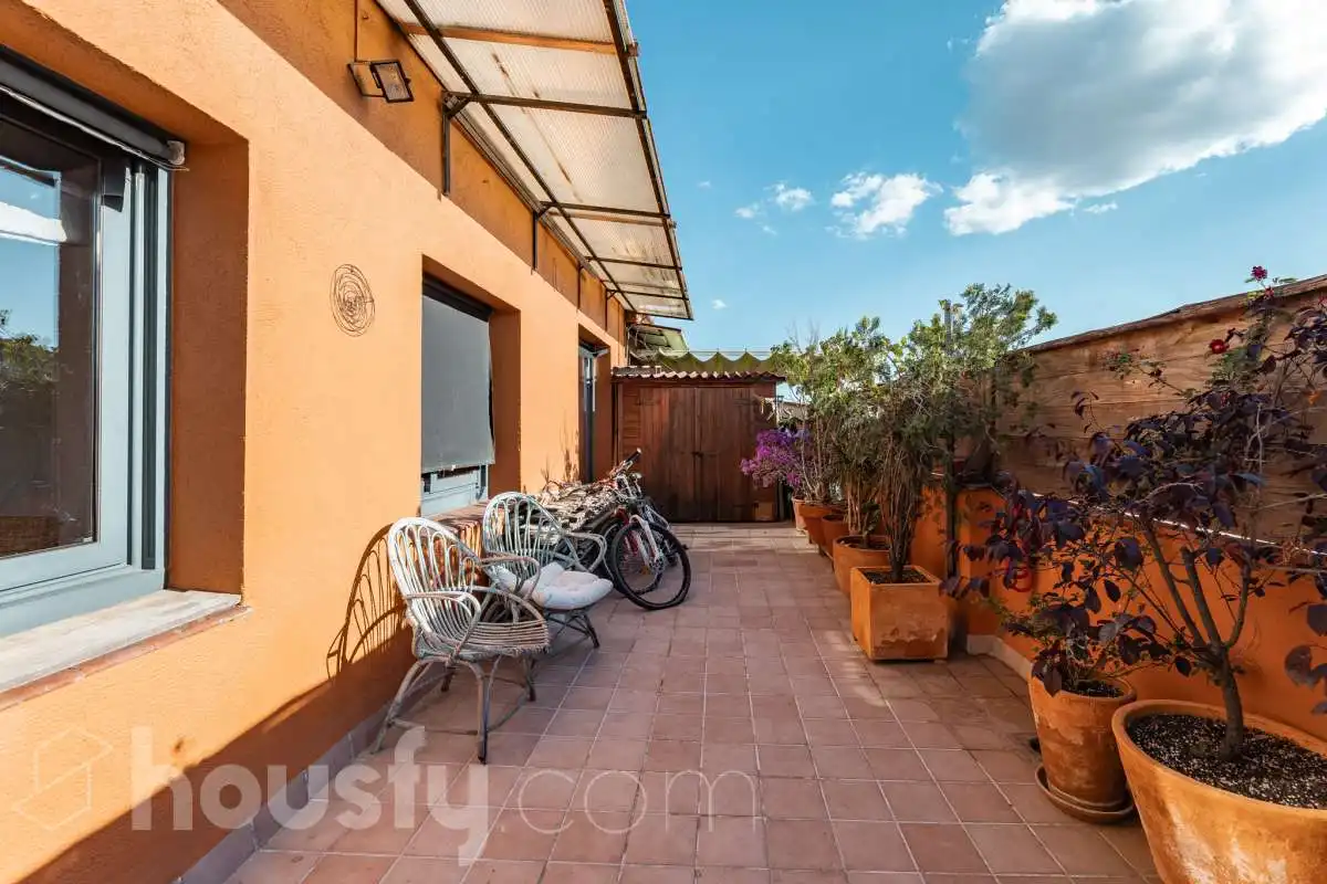 Terraza de Ático en venta en Barcelona con Aire acondicionado, Calefacción y Parquet