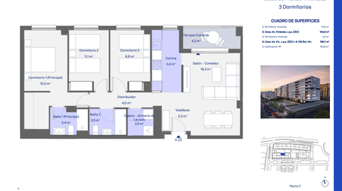 Photo 2 of Flat for sale in Giusseppe Verdi, 101, San José - Los Metales, Valencia