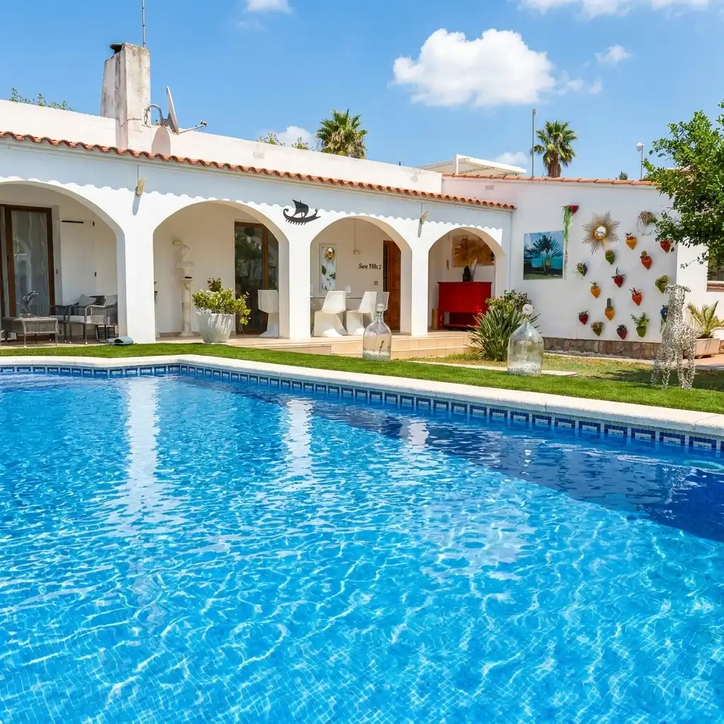 Swimming pool of Houses for sale in Empuriabrava  with Air Conditioner, Heating and Private garden