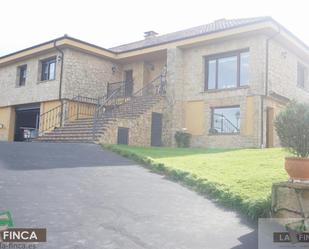 Exterior view of House or chalet for sale in Lena  with Parquet flooring, Terrace and Storage room