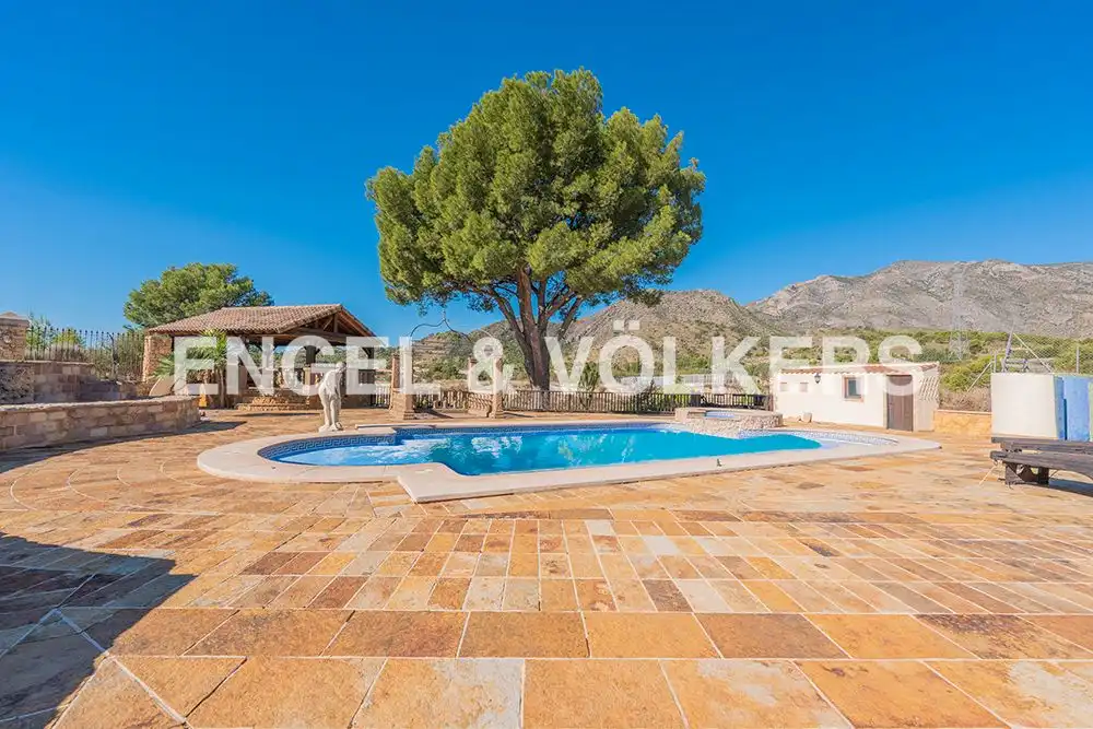 Swimming pool of Houses for sale in Aigües  with Air Conditioner, Private garden and Terrace