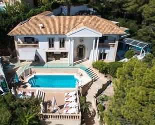 Vista exterior de Casa o xalet de lloguer en Calvià amb Aire condicionat, Piscina i Moblat