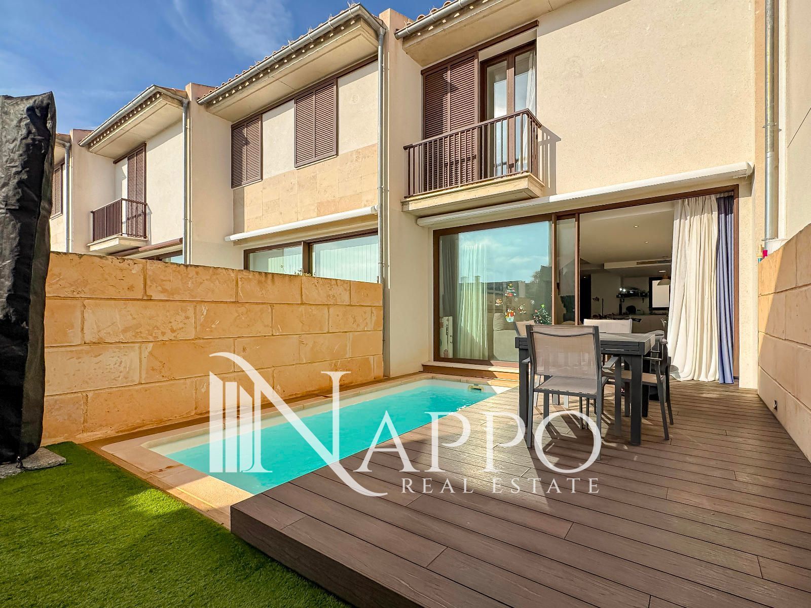 Swimming pool of Single-family semi-detached for sale in Marratxí  with Air Conditioner, Heating and Terrace