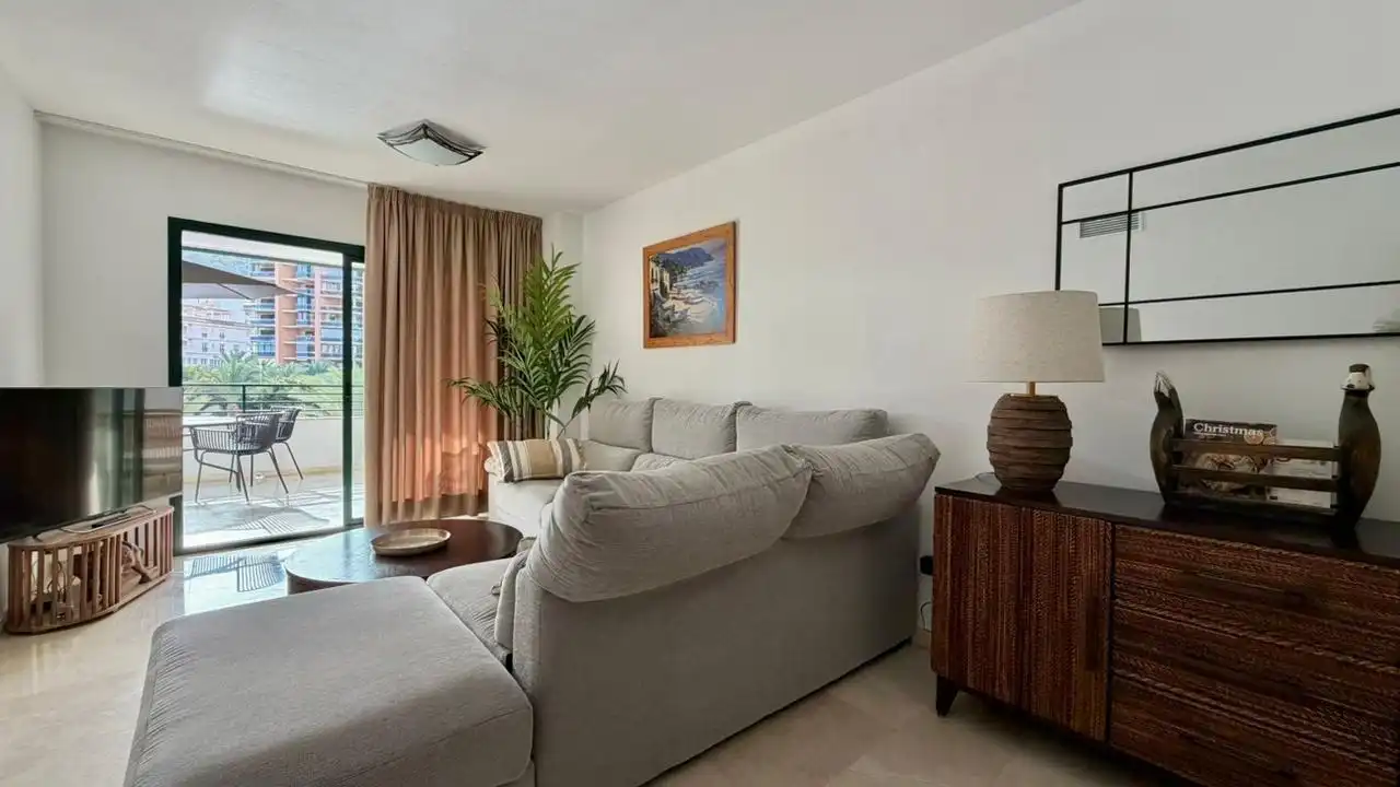 Living room of Apartments for rent in Villajoyosa / La Vila Joiosa  with Heating