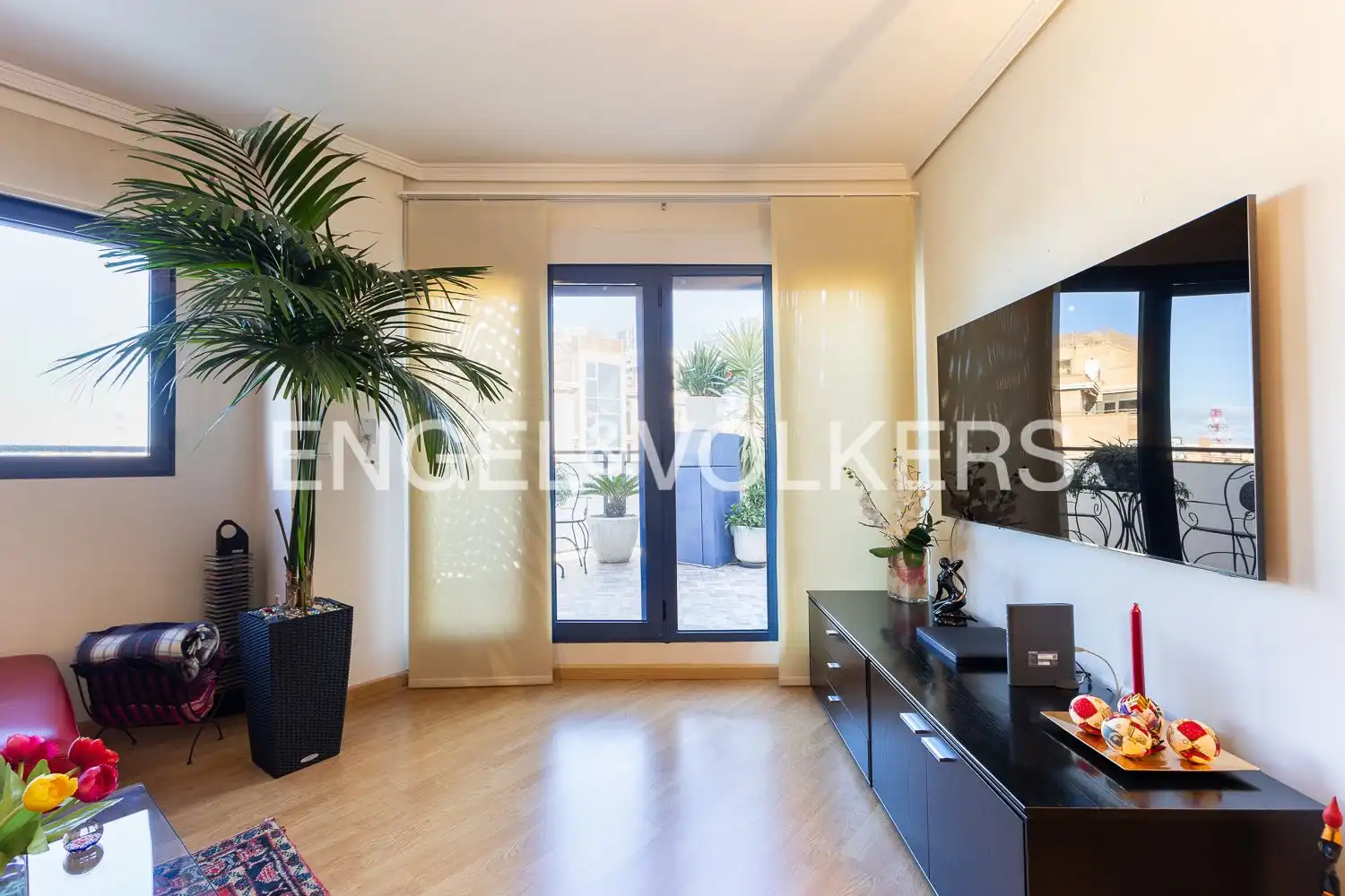 Sala de estar de Ático en venta en Valencia con Aire acondicionado, Calefacción y Terraza