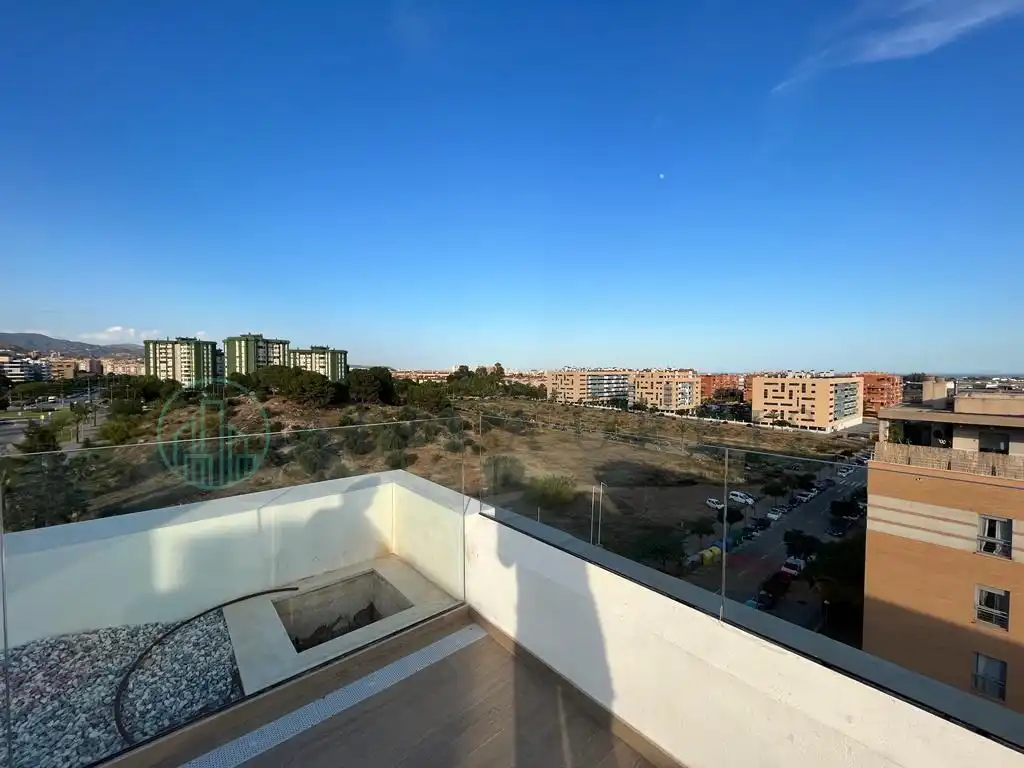 Terraza de Ático de alquiler en Málaga con Aire acondicionado, Terraza y Piscina