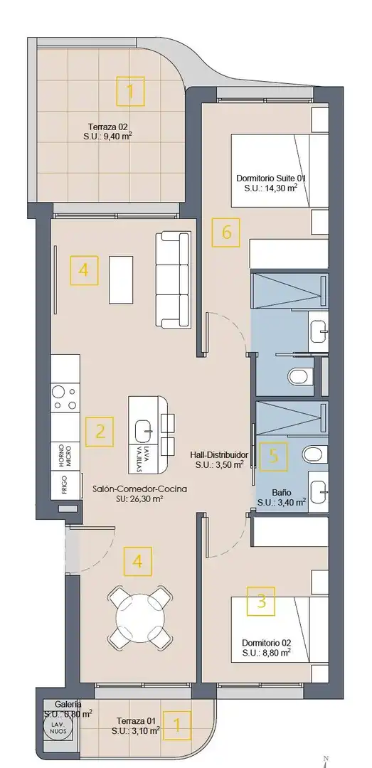 Apartament amb piscina en venda a Avenida del Príncipe Felipe, imagen 8