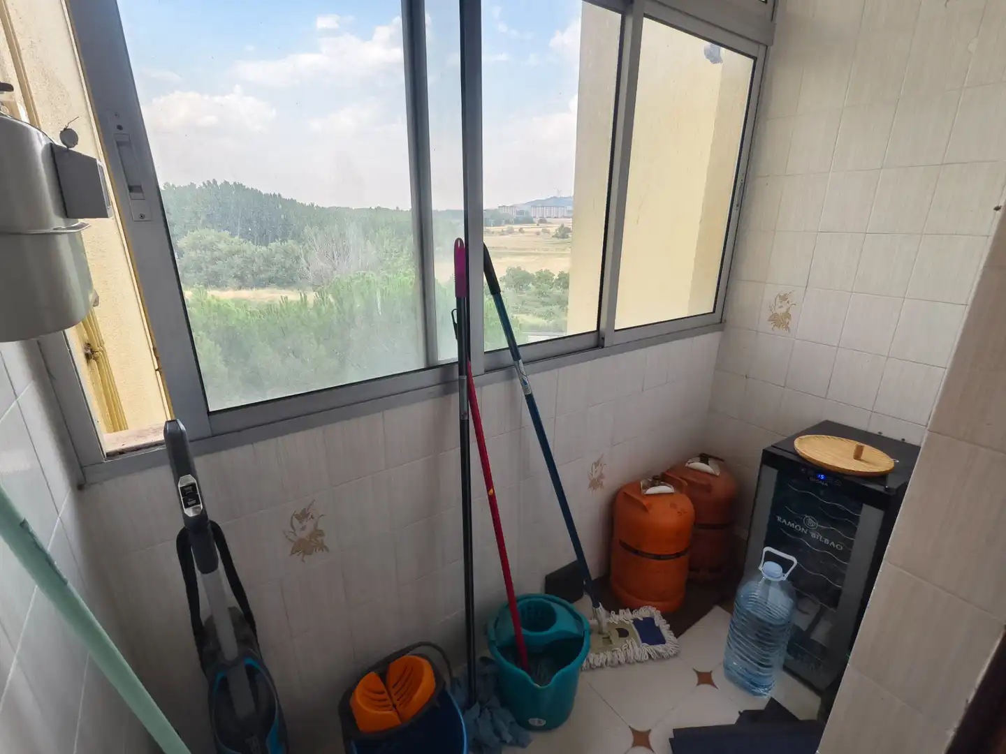 Balcony of Flat for sale in Villamuriel de Cerrato  with Heating, Storage room and Furnished