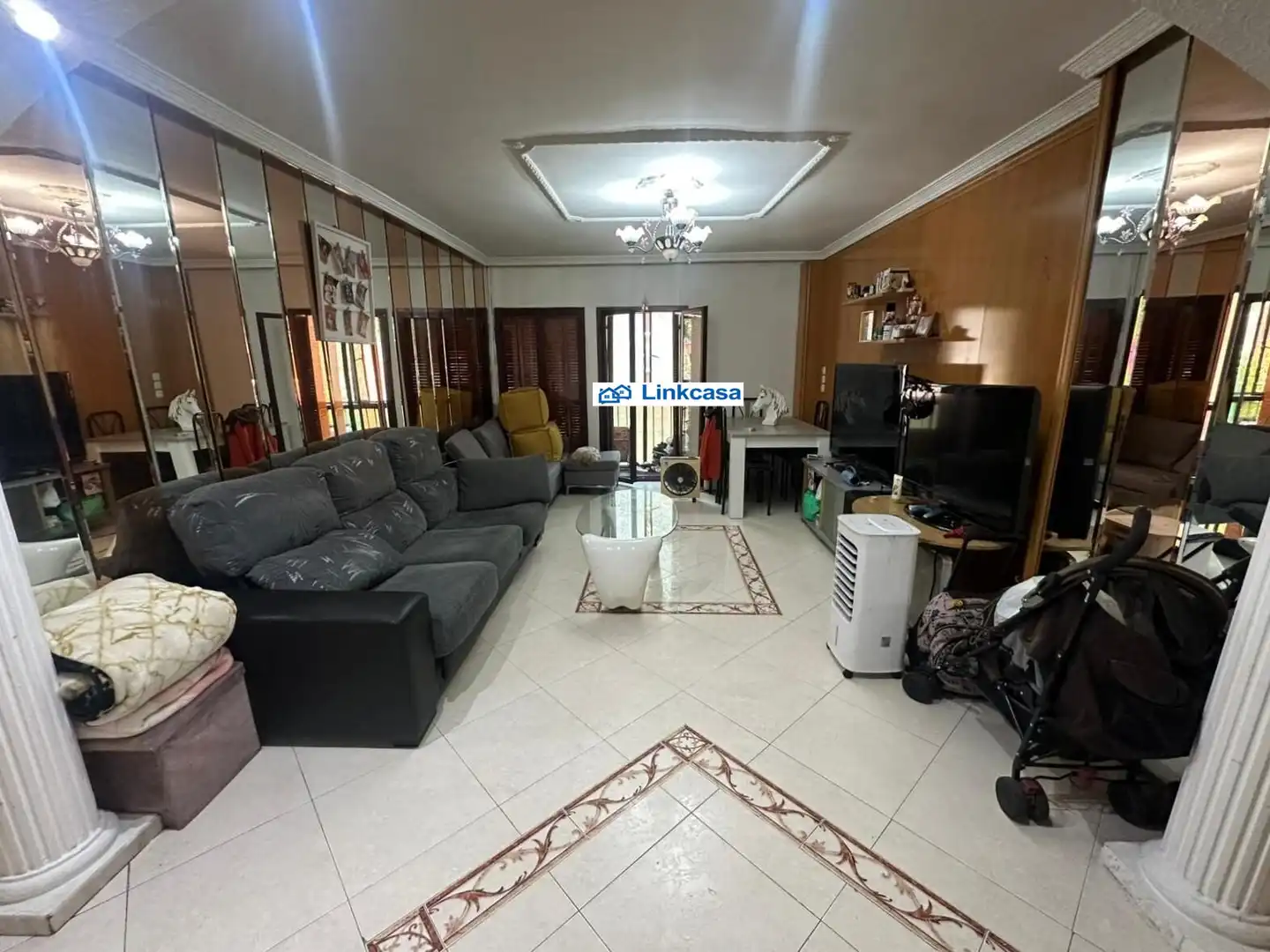 Living room of Flat for sale in Madrid  with Balcony