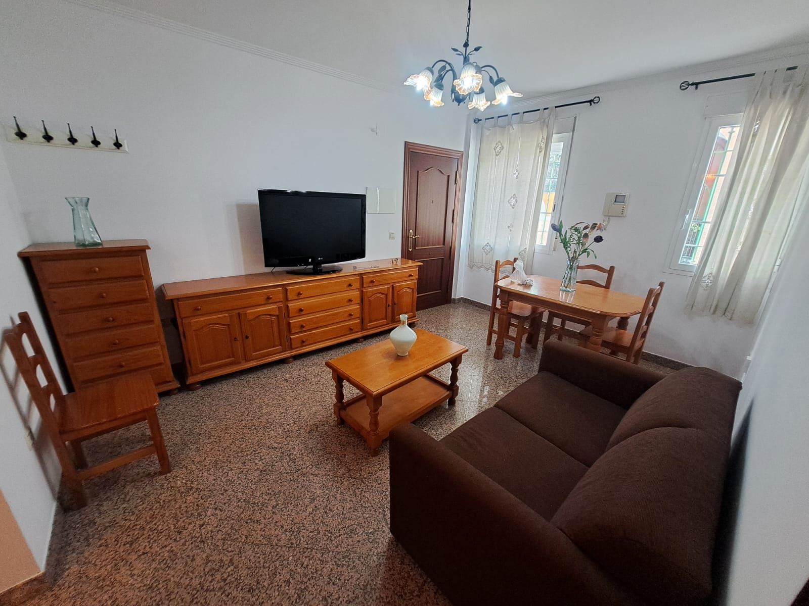 Living room of Apartment to rent in Benalmádena  with Air Conditioner, Terrace and Furnished