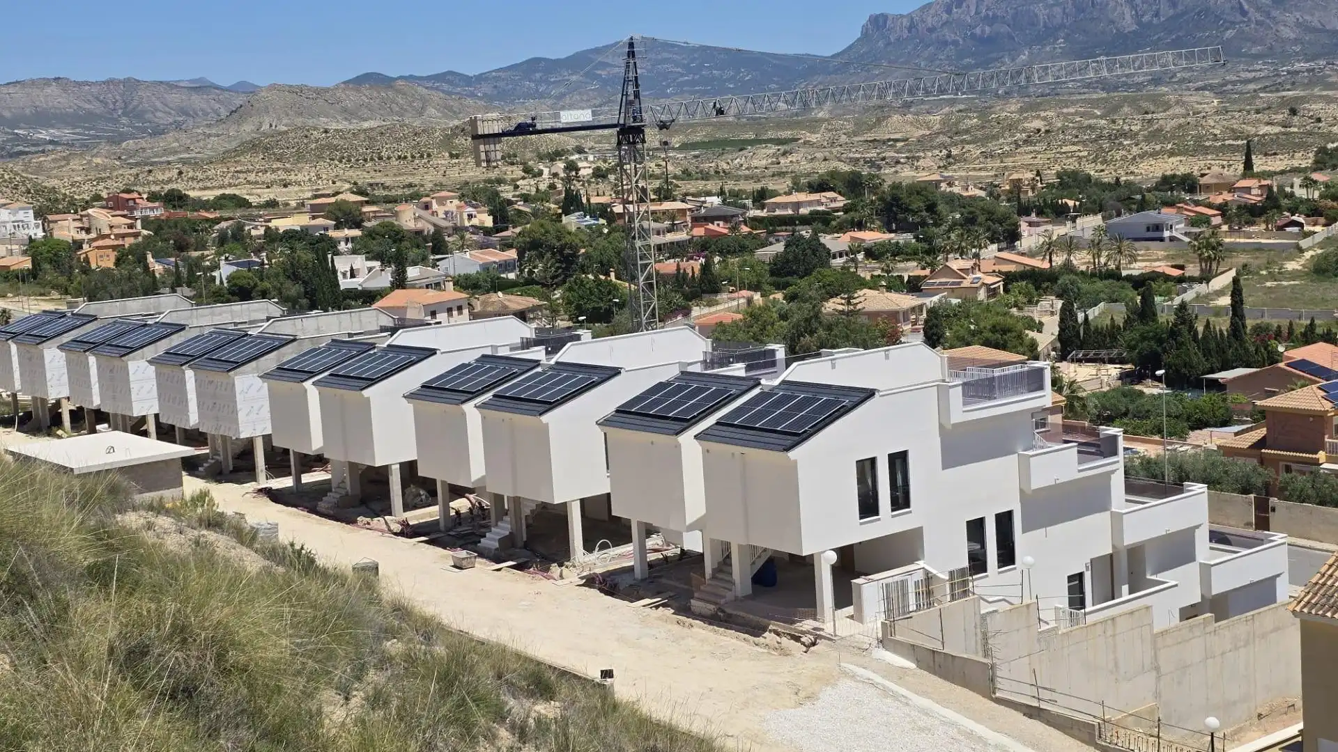 Vista exterior de Apartamento en venta en Mutxamel con Terraza y Piscina comunitaria