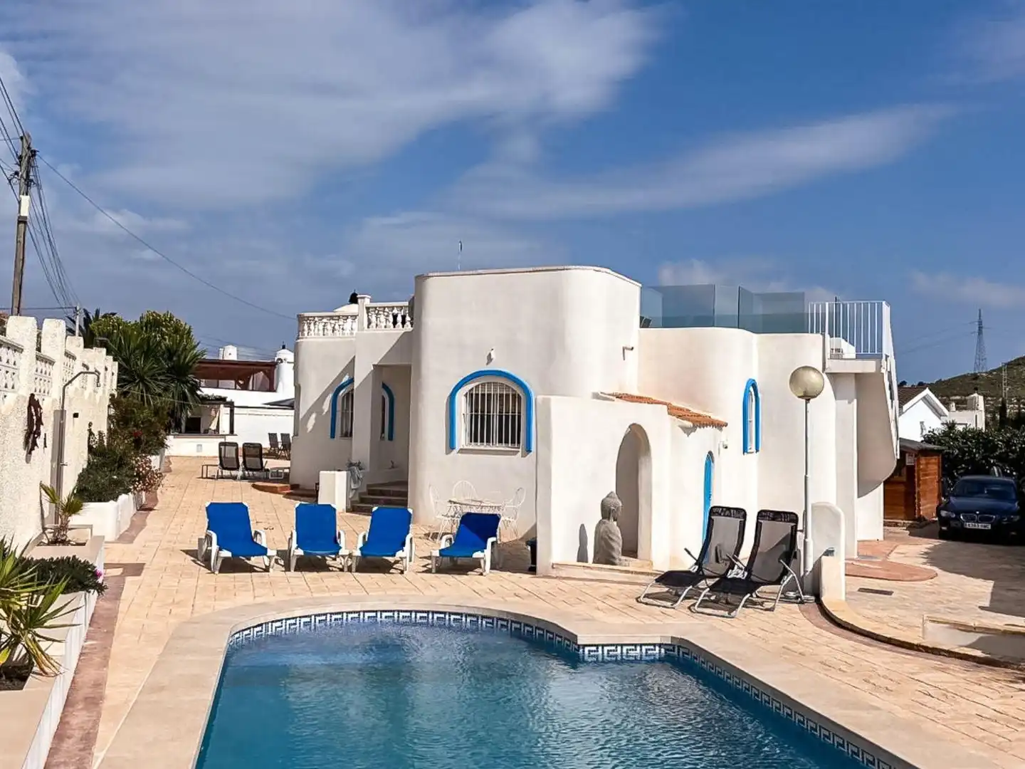 Swimming pool of Houses for sale in Busot  with Air Conditioner, Private garden and Swimming Pool