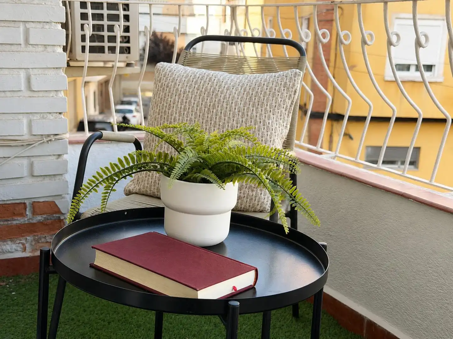 Balcony of Flat for rent in Godella  with Air Conditioner, Terrace and Furnished