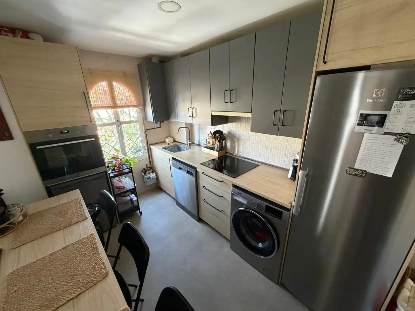 Küche von Wohnung zum Verkauf in Chiclana de la Frontera mit Klimaanlage, Parkett und Terrasse