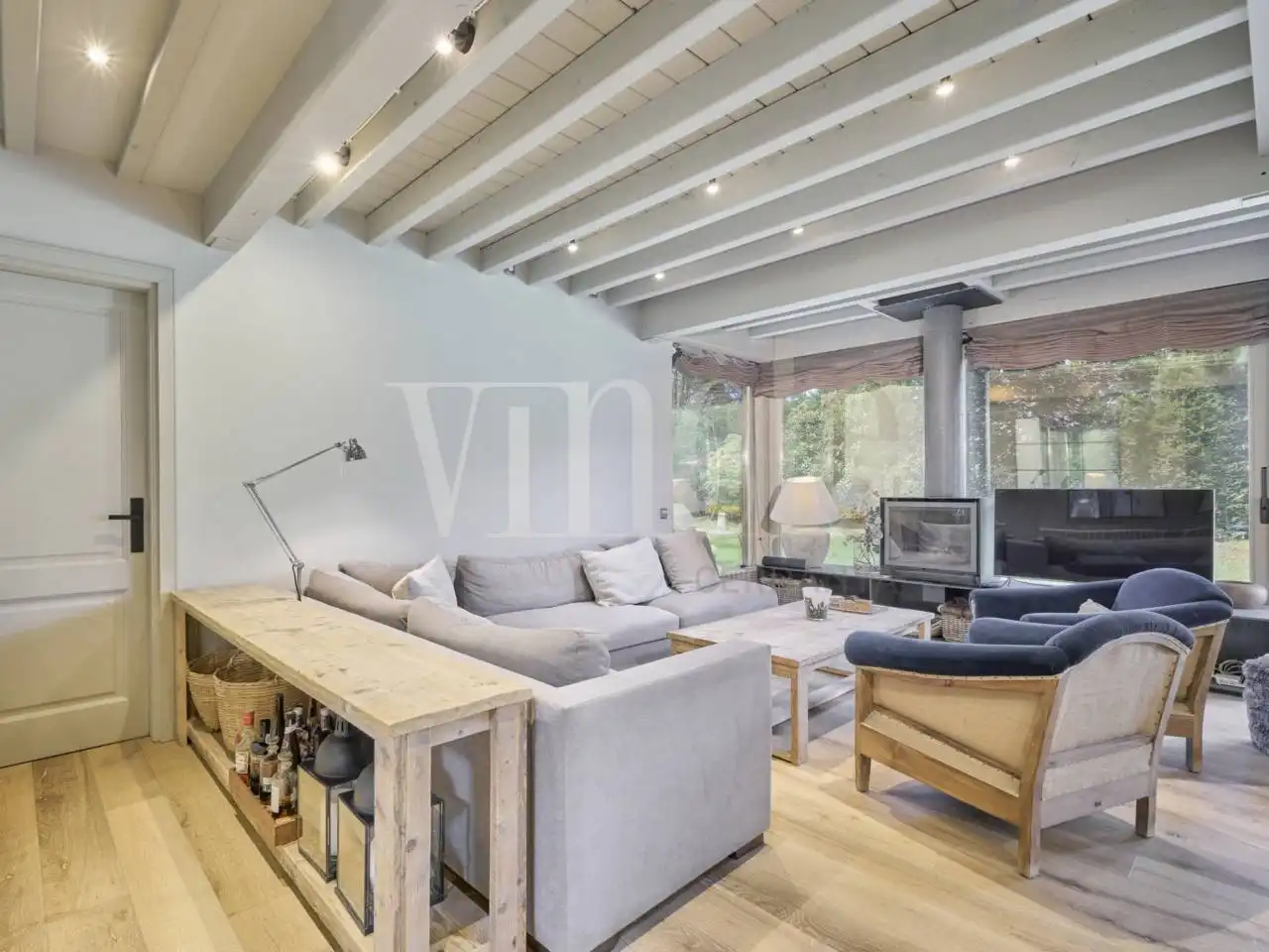 Living room of Houses for sale in Das  with Heating, Private garden and Parquet flooring