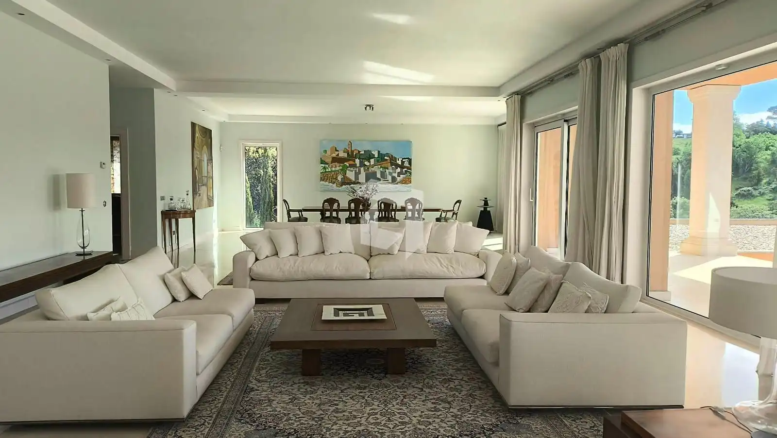 Sala de estar de Casa o chalet en venta en Las Rozas de Madrid con Aire acondicionado, Calefacción y Terraza