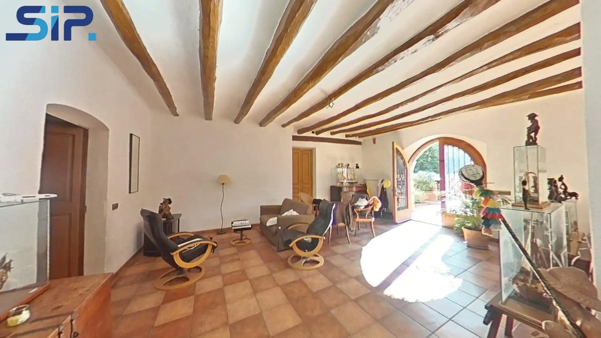 Finca rústica en venta en Pontons con Jardín privado, Terraza y Piscina