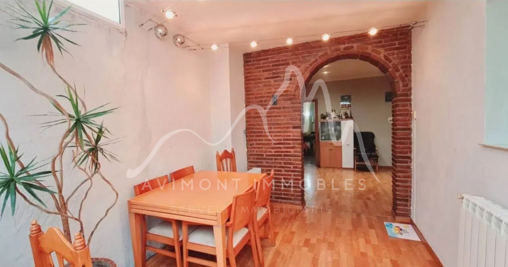 Dining room of House or chalet for sale in Viladecavalls  with Heating, Parquet flooring and Terrace