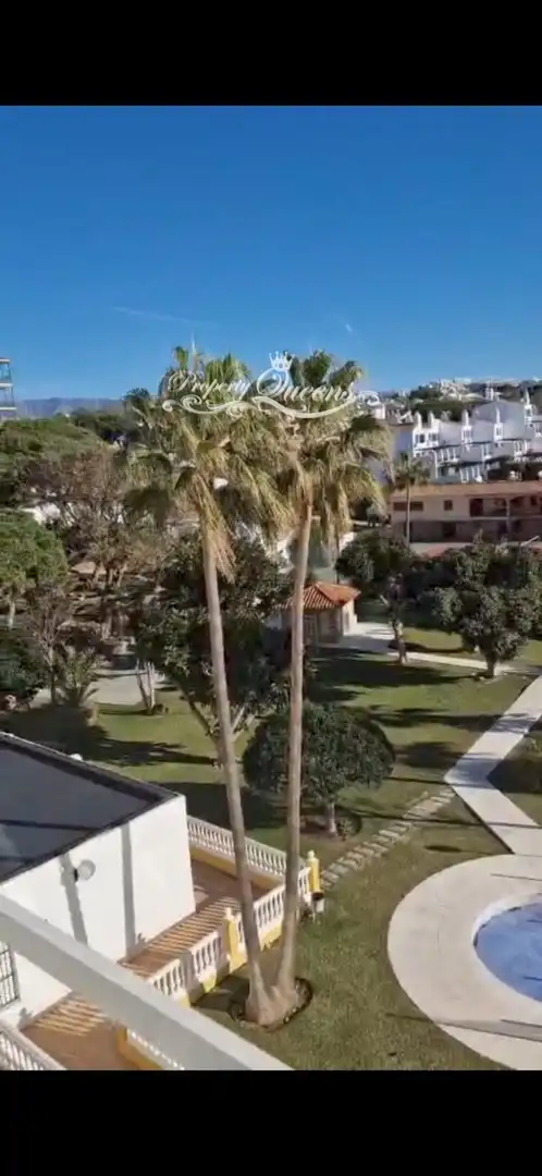 Außenansicht von Wohnungen zur Miete in Mijas mit Schwimmbad, Möbliert und Gemeinschaftspool