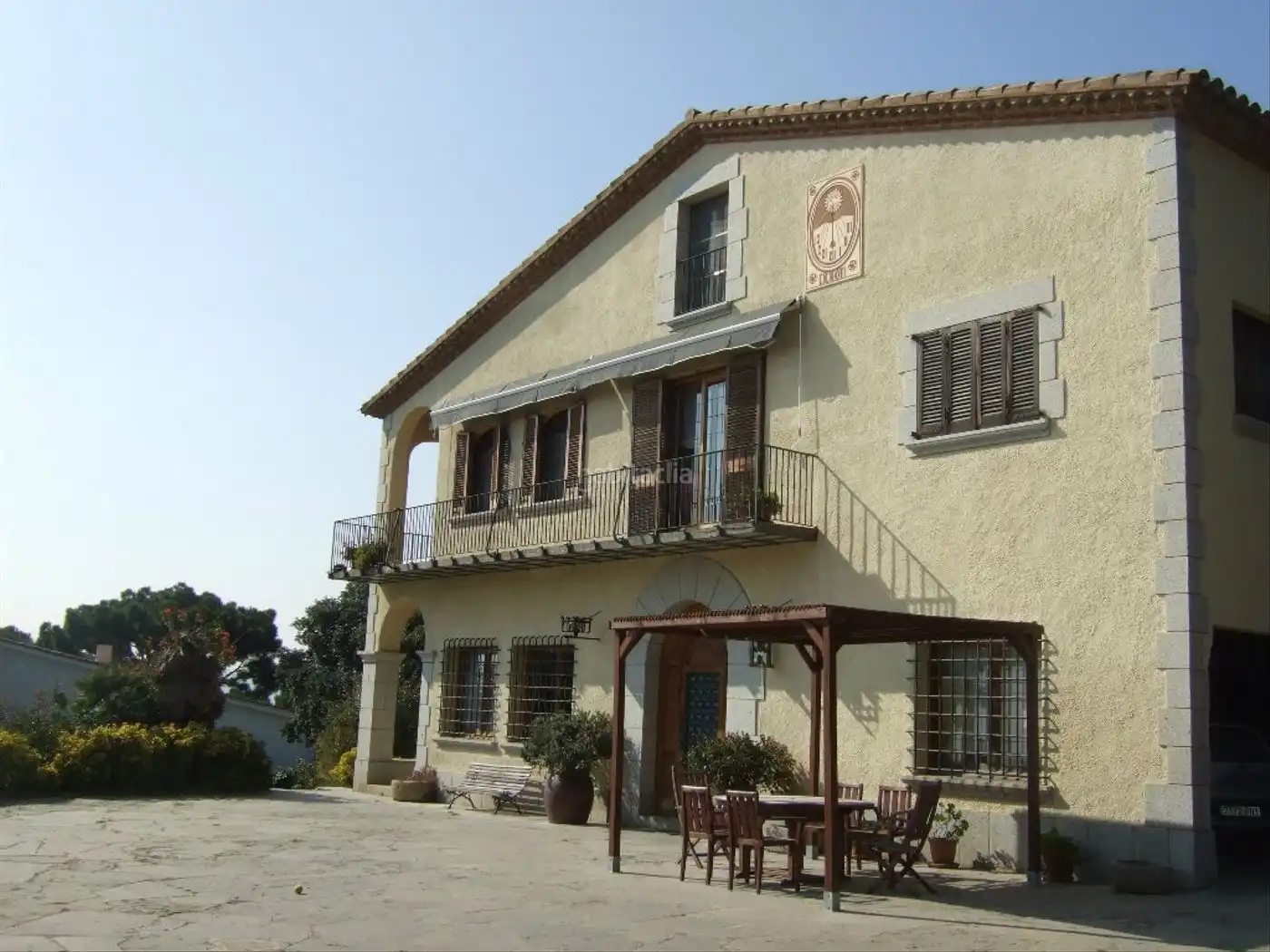 Vista exterior de Casa o xalet en venda en Mataró amb Calefacció, Jardí privat i Terrassa