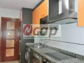 Kitchen of Flat for rent in Gijón   with Heating, Parquet flooring and Furnished