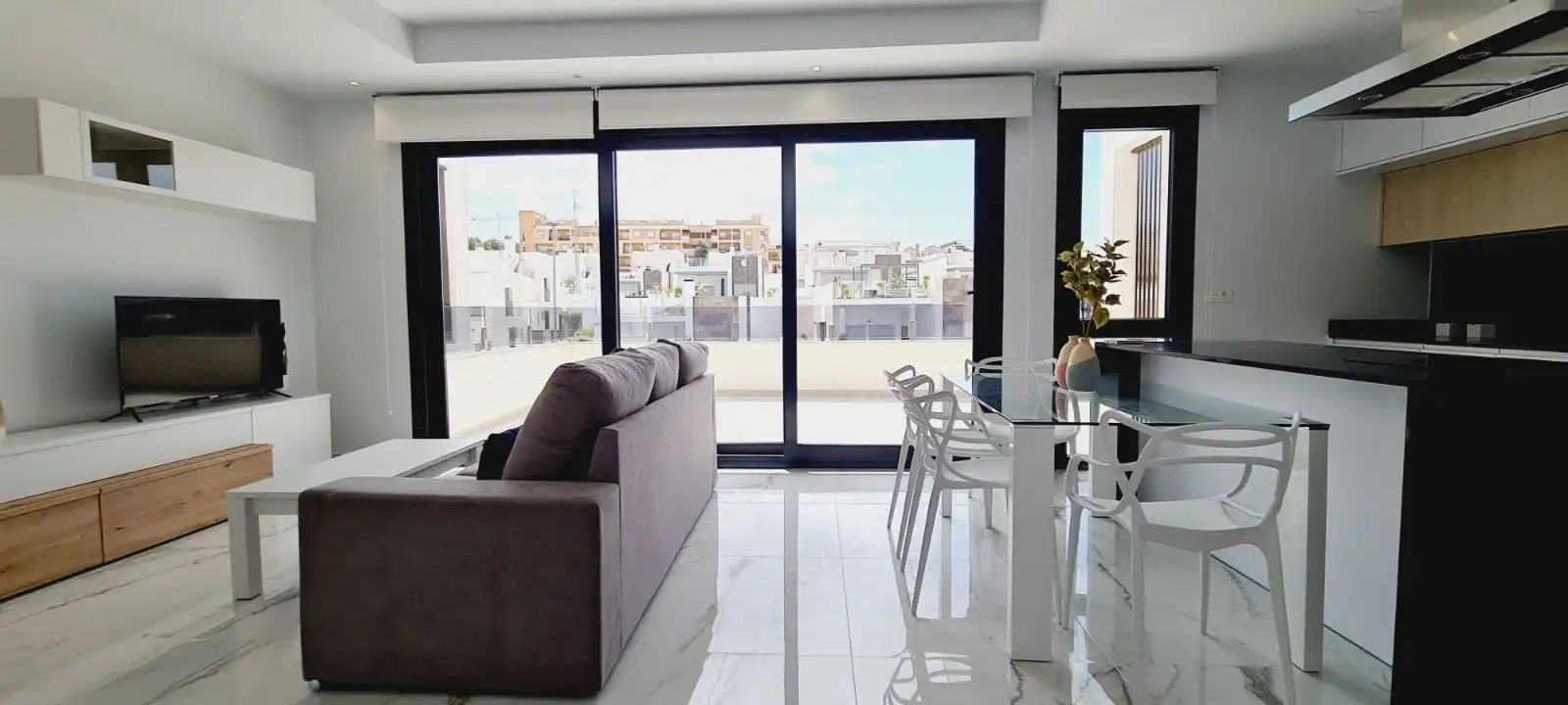 Sala de estar de Ático en venta en Orihuela con Aire acondicionado, Terraza y Trastero