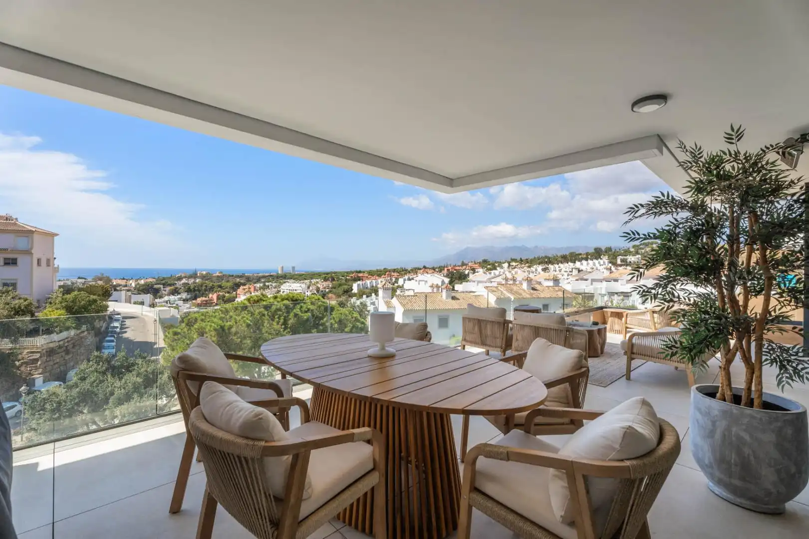 Terrassa de Apartament en venda en Marbella amb Aire condicionat, Calefacció i Jardí privat