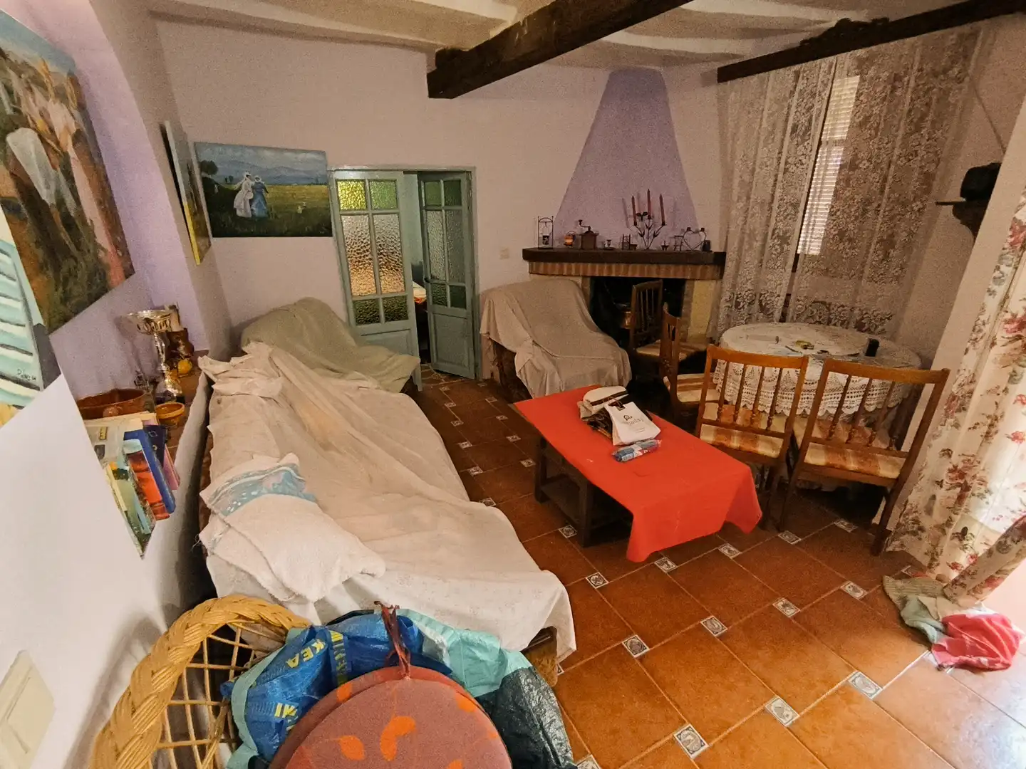 Sala d'estar de Casa o xalet en venda en Pedraza de Campos amb Calefacció, Jardí privat i Traster