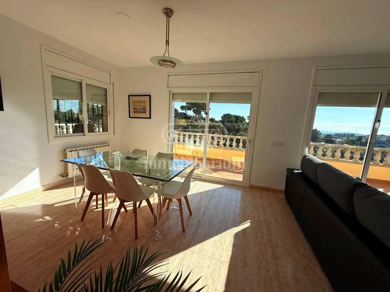 Menjador de Casa o xalet en venda en Lloret de Mar amb Calefacció, Jardí privat i Terrassa