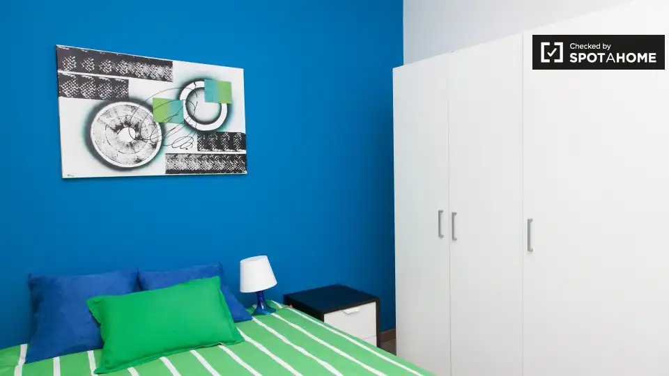 Bedroom of Flat for share in Alcalá de Henares  with Air Conditioner, Terrace and Furnished