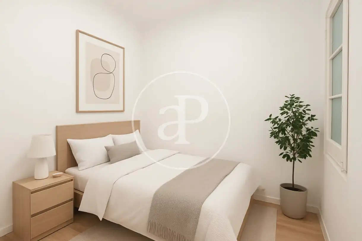 Bedroom of Flat for sale in Barcelona  with Air Conditioner and Heating